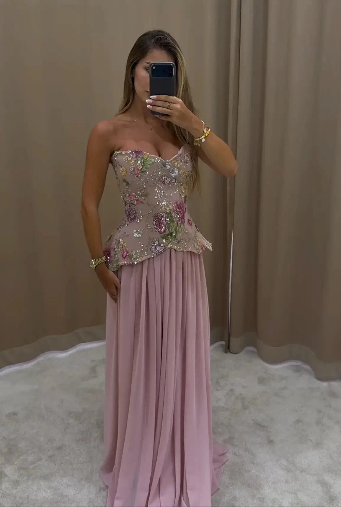Sage — A-Line — Strapless — view 1