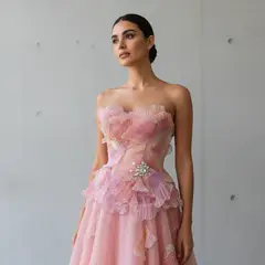 Eden — Ball Gown — Strapless — Floor-Length — view 4