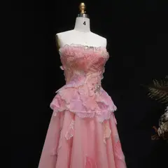 Eden — Ball Gown — Strapless — Floor-Length — view 5