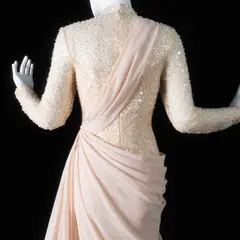 Giselle — Mermaid — High Neck — Long Sleeve — Floor-Length — view 25