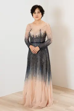 Aria — Long Sleeve — Floor-Length — view 1