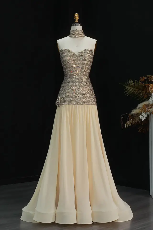 Amara — A-Line — Sweetheart — Evening Gown