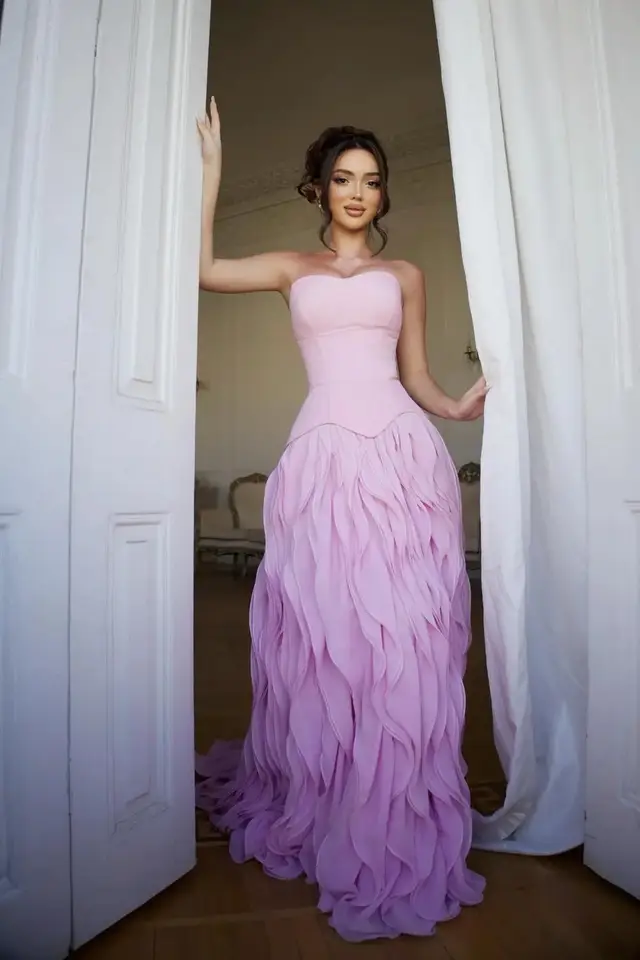 Aria — A-Line — Strapless — Evening Gown