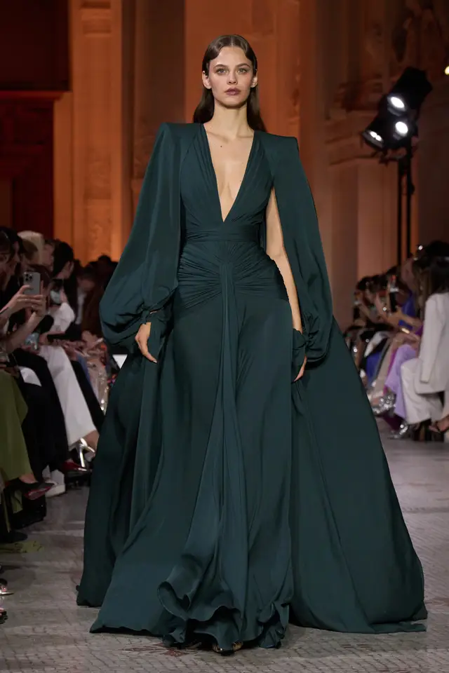 Gemma — A-Line — V-Neck — Floor-Length — Evening Gown